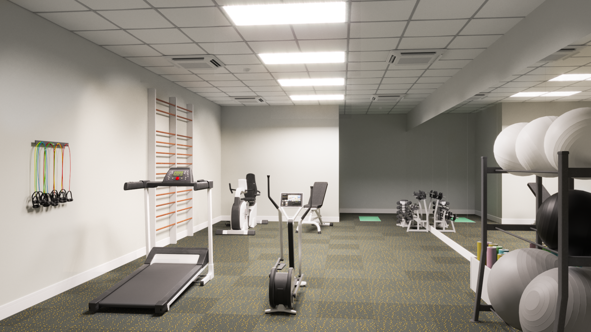 Garfield Senior Living in Abilene, Kansas exercise room