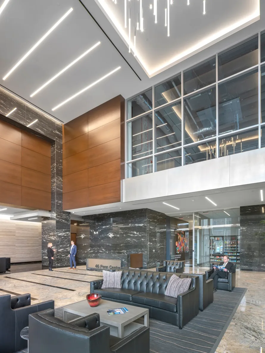 46 Penn Office Tower office space on the Country Club Plaza in Kansas City, Missouri built by McCownGordon