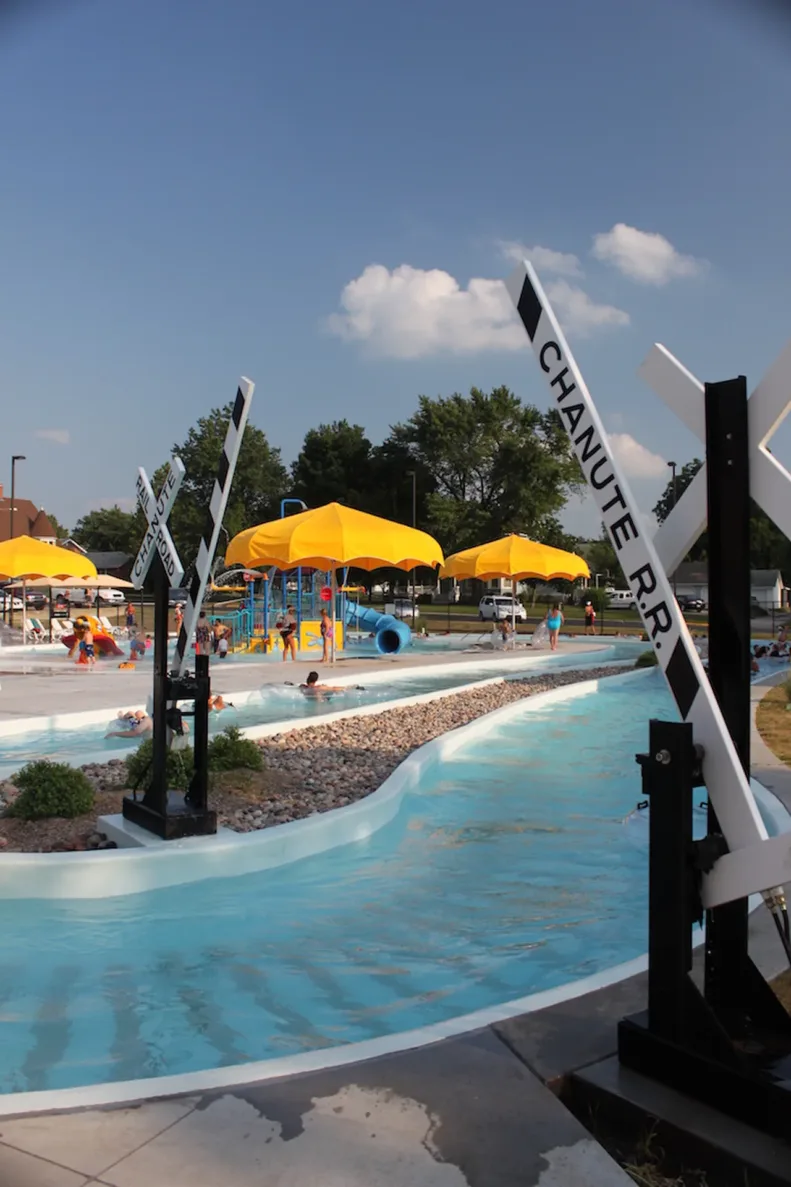 Maring aquatic center in Chanute, Kansas