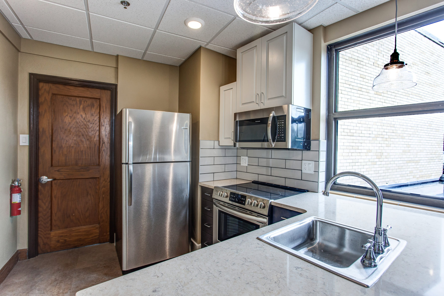 garfield senior living kitchen area