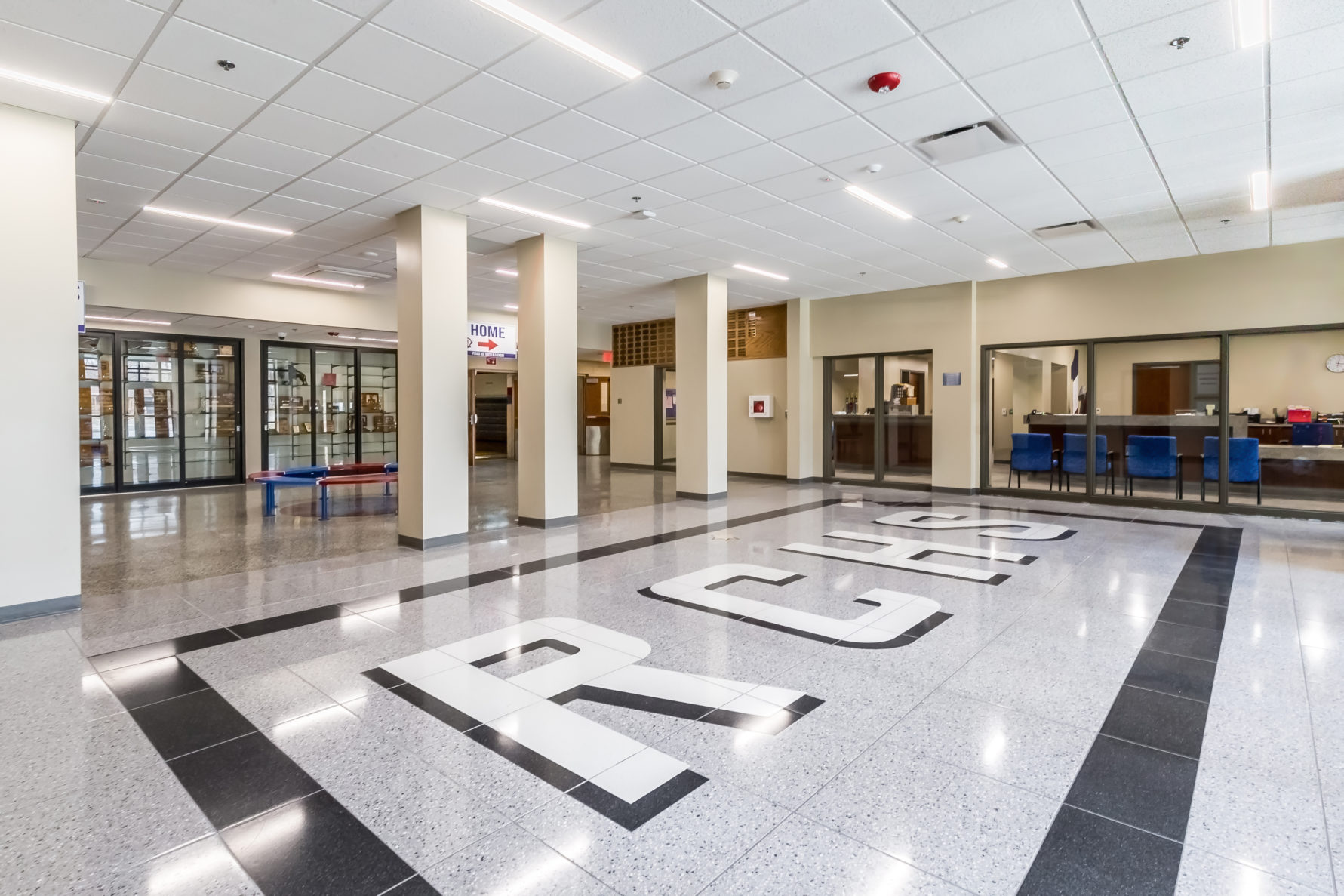 Republic County Junior/Senior High School Lobby Renovation in Belleville Kansas