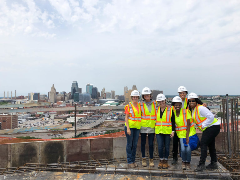 McCownGordon Construction Interns on a Jobsite