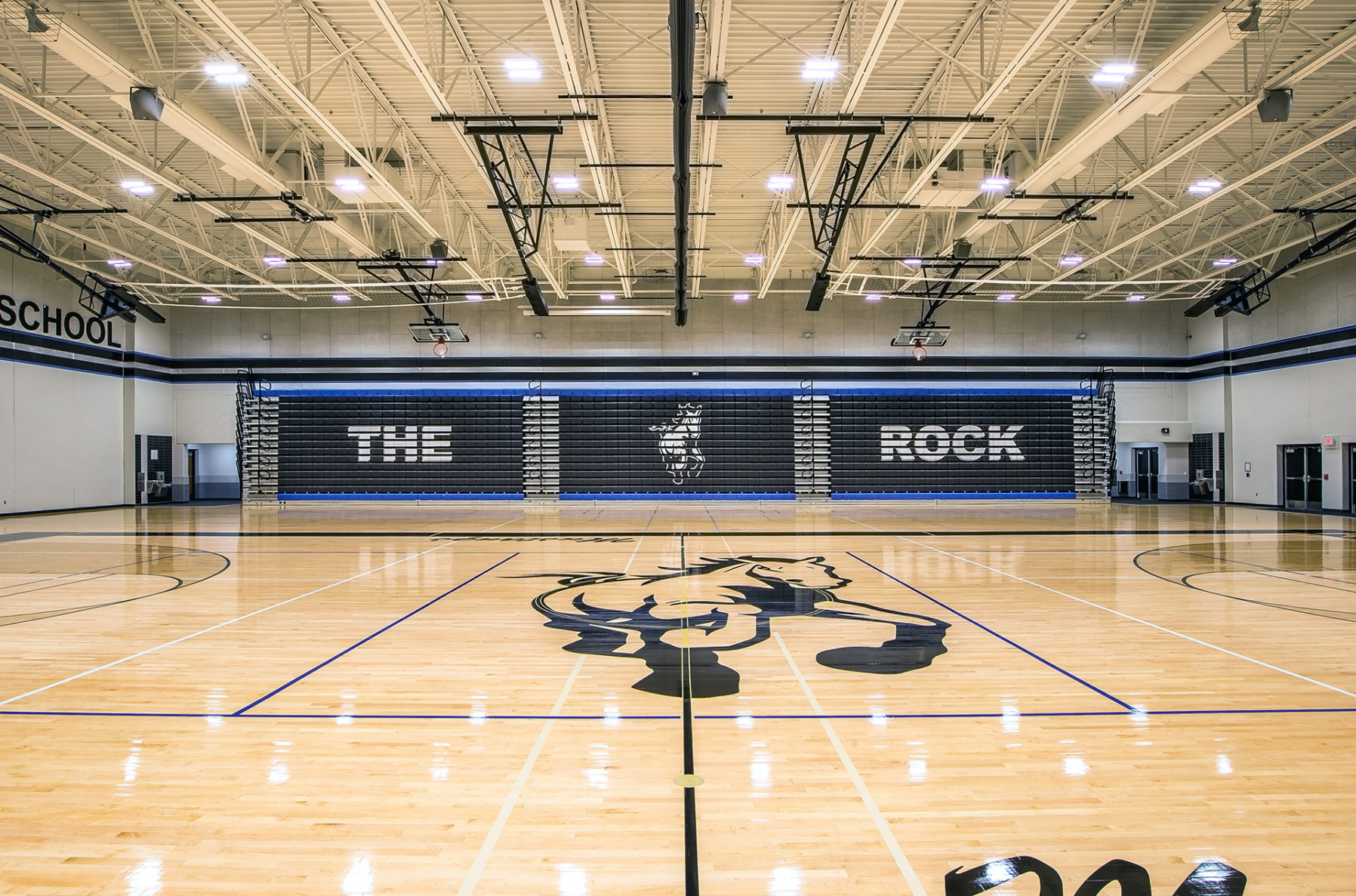 Rock Creek Schools Gym located outside of manhattan, kansas