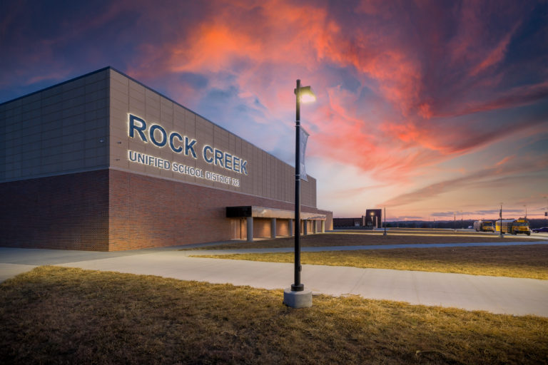 Exterior of Rock Creek USD 323 near Manhattan, KS construction by McCownGordon