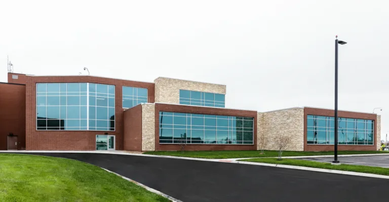 exterior of surgery and pharmacy addition at Olathe Health Medical Center by McCownGordon Construction