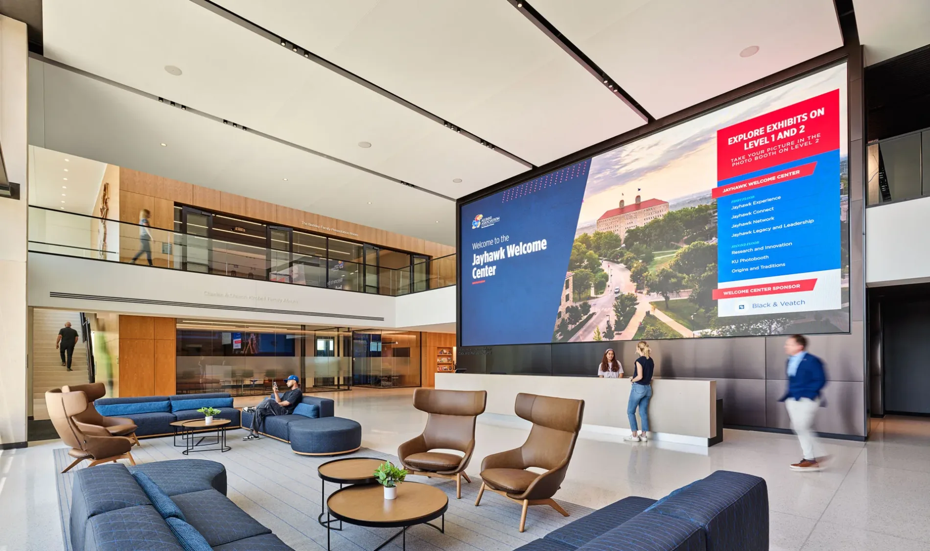 The university of Kansas (KU) Welcome Center