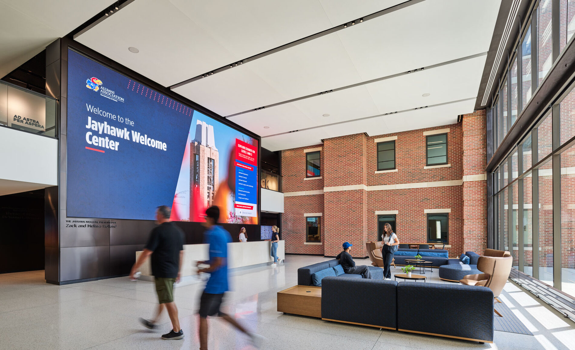 The university of Kansas (KU) Welcome Center