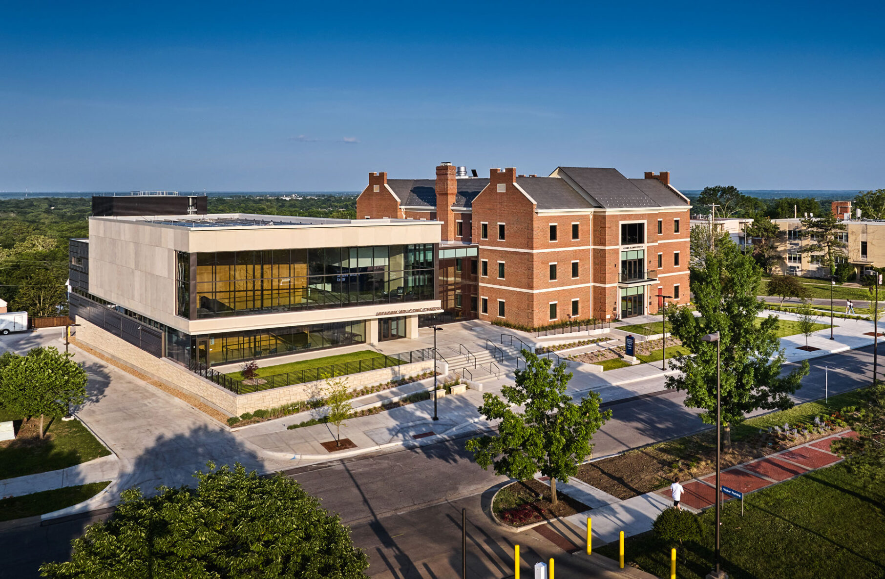 The university of Kansas (KU) Welcome Center