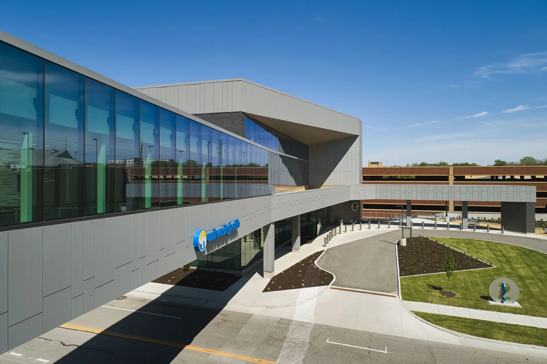 Truman Medical Center University II bridge built by mccowngordon construction