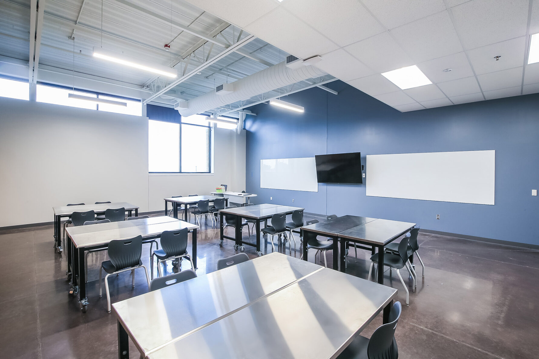 A classroom at Emporia High School, a McCownGordon project.