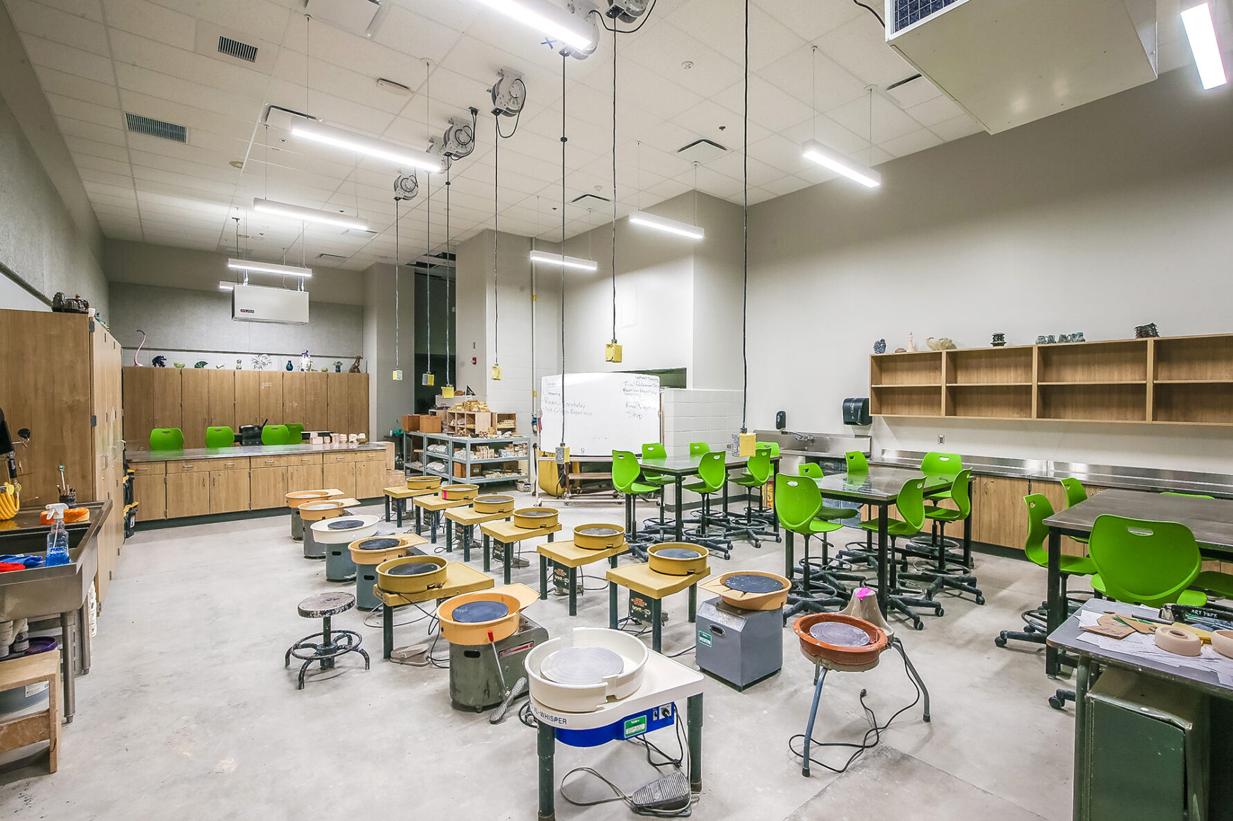 The art room at Emporia High School, a McCownGordon project.