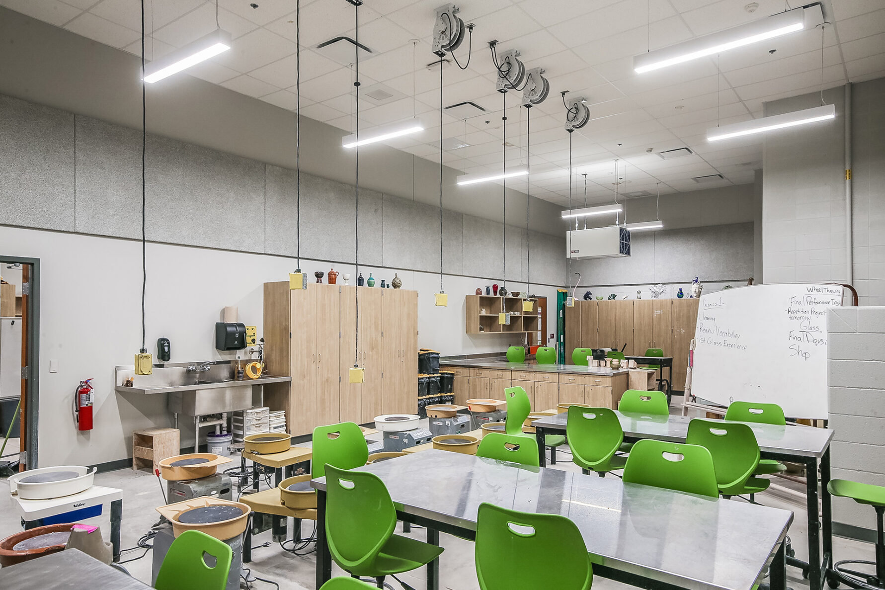 The art room at Emporia High School, a McCownGordon project.