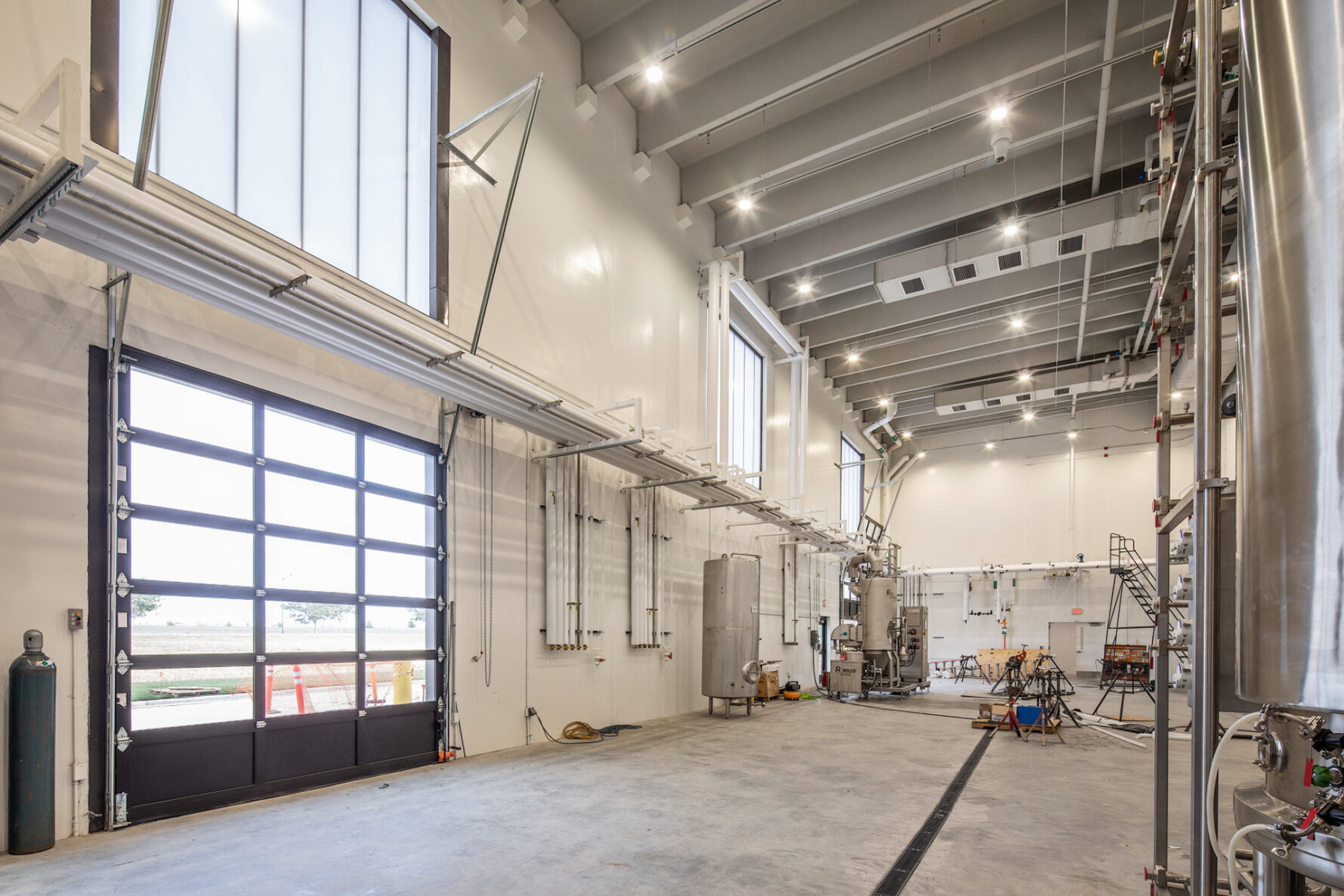 Garage at POET Bioproducts institute at South Dakota State University