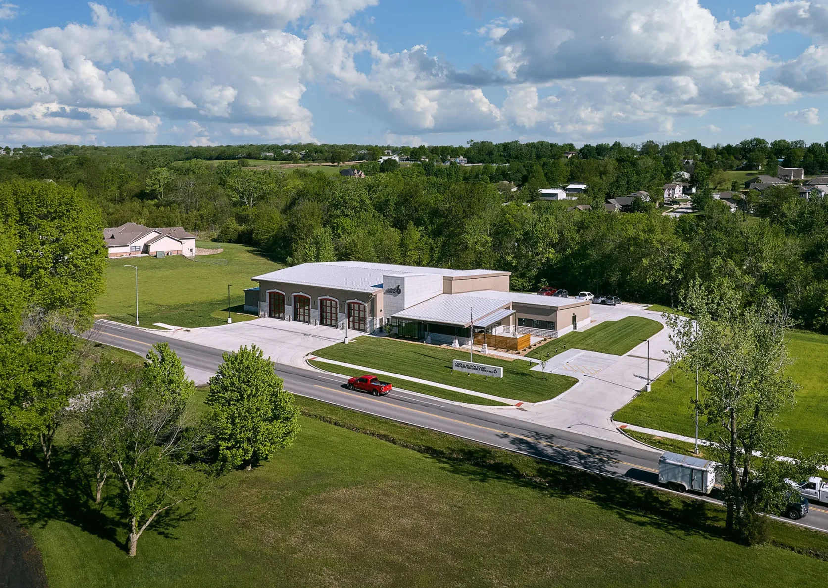 Central Jackson County Fire Protection District Fire Station #6 Built by McCownGordon Design by SFS