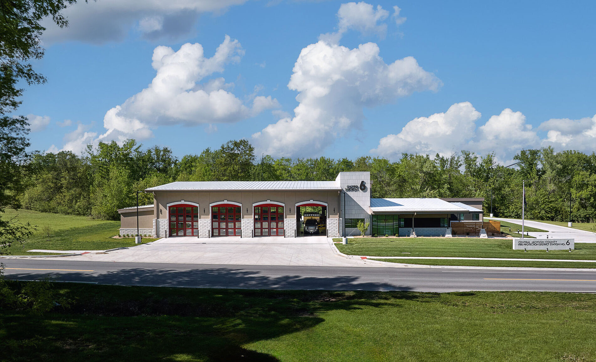 Central Jackson County Fire Protection District Fire Station #6 Built by McCownGordon Design by SFS