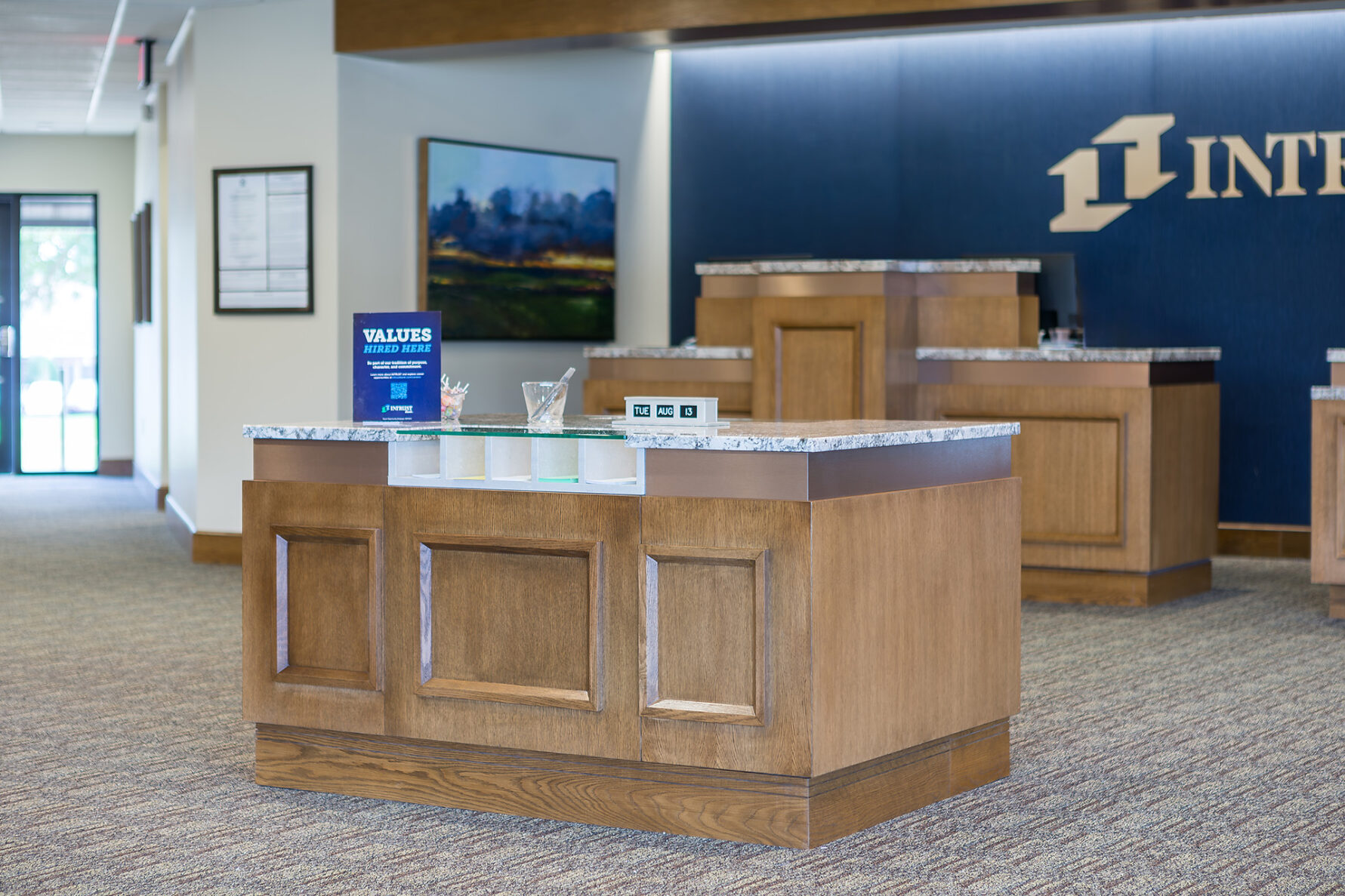 Intrust Bank in Mustang, OK built by McCownGordon Construction.