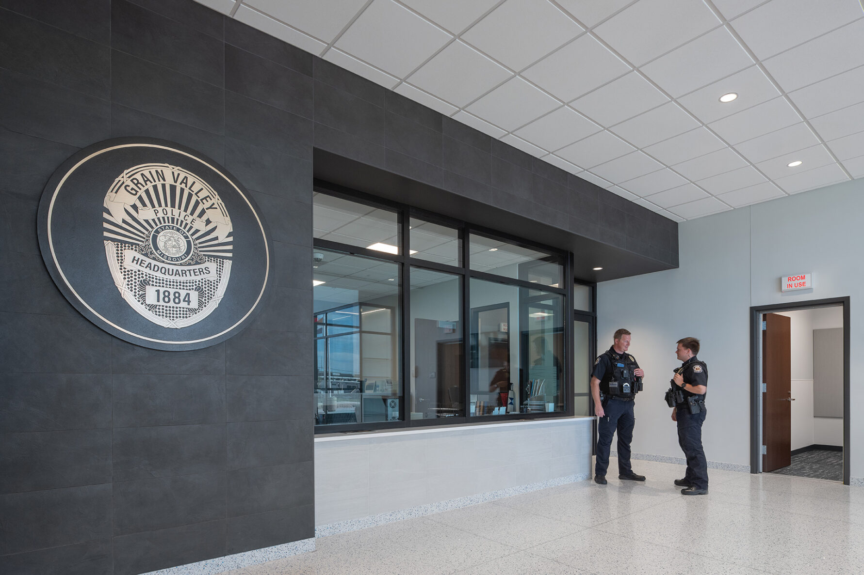 Grain Valley Police headquarters Entrance