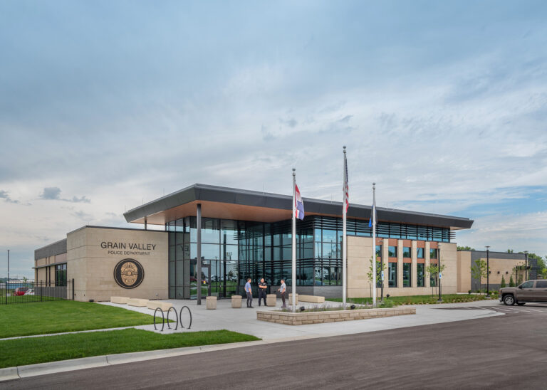 Grain Valley Police headquarters Outside Entrance