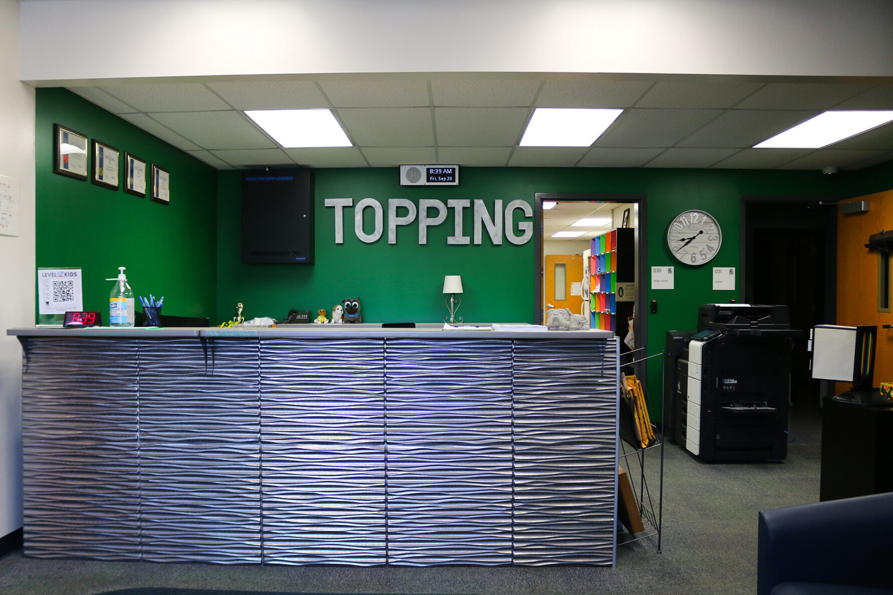 North Kansas City Topping Elementary - Front desk