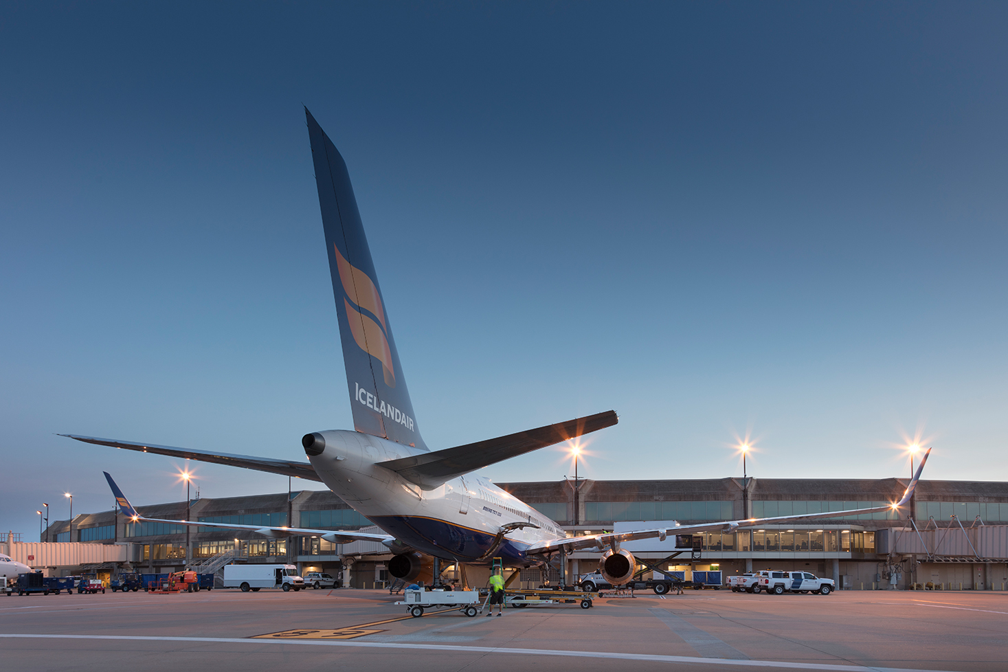 airplane on tarmac