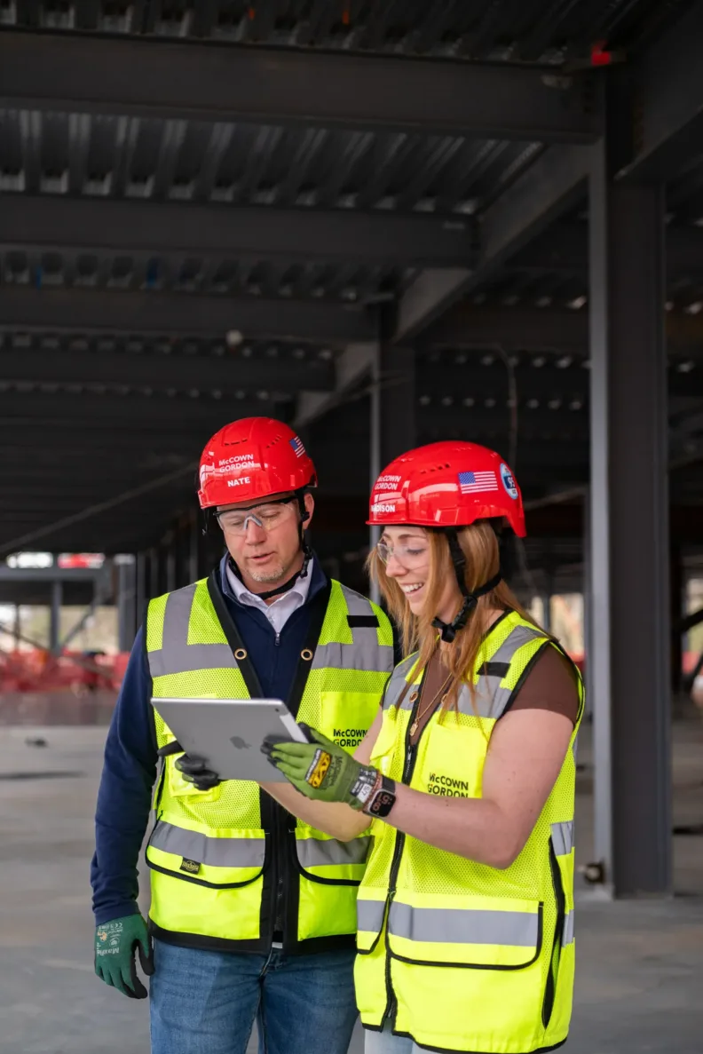 McCownGordon associates working on site.