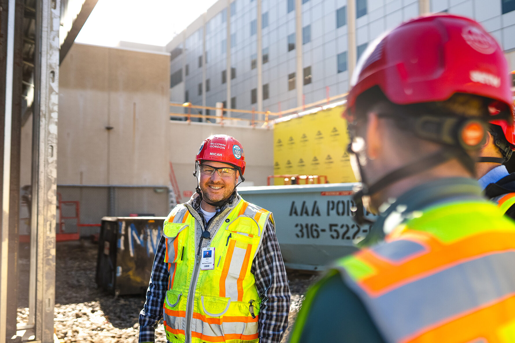McCownGordon associates working on site.