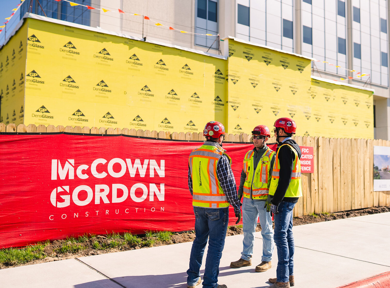 McCownGordon associates working on site.