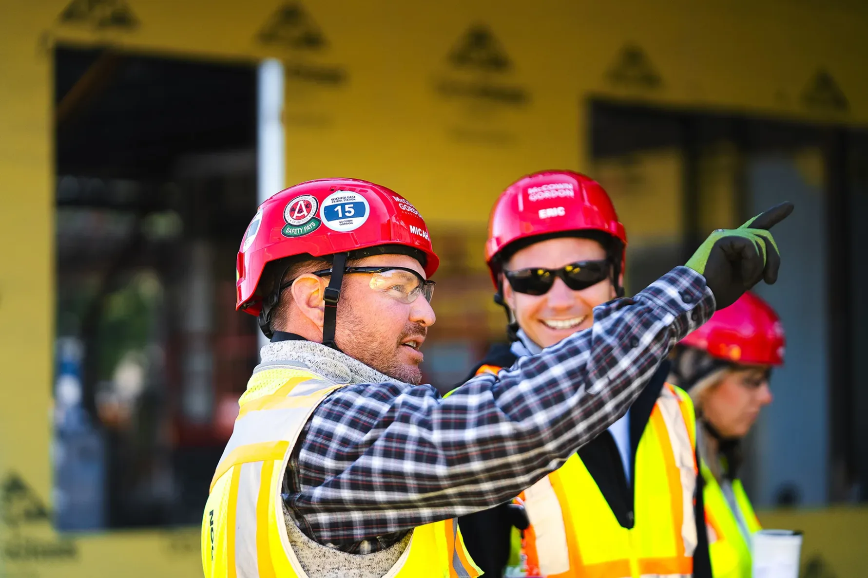 McCownGordon associates working on site.