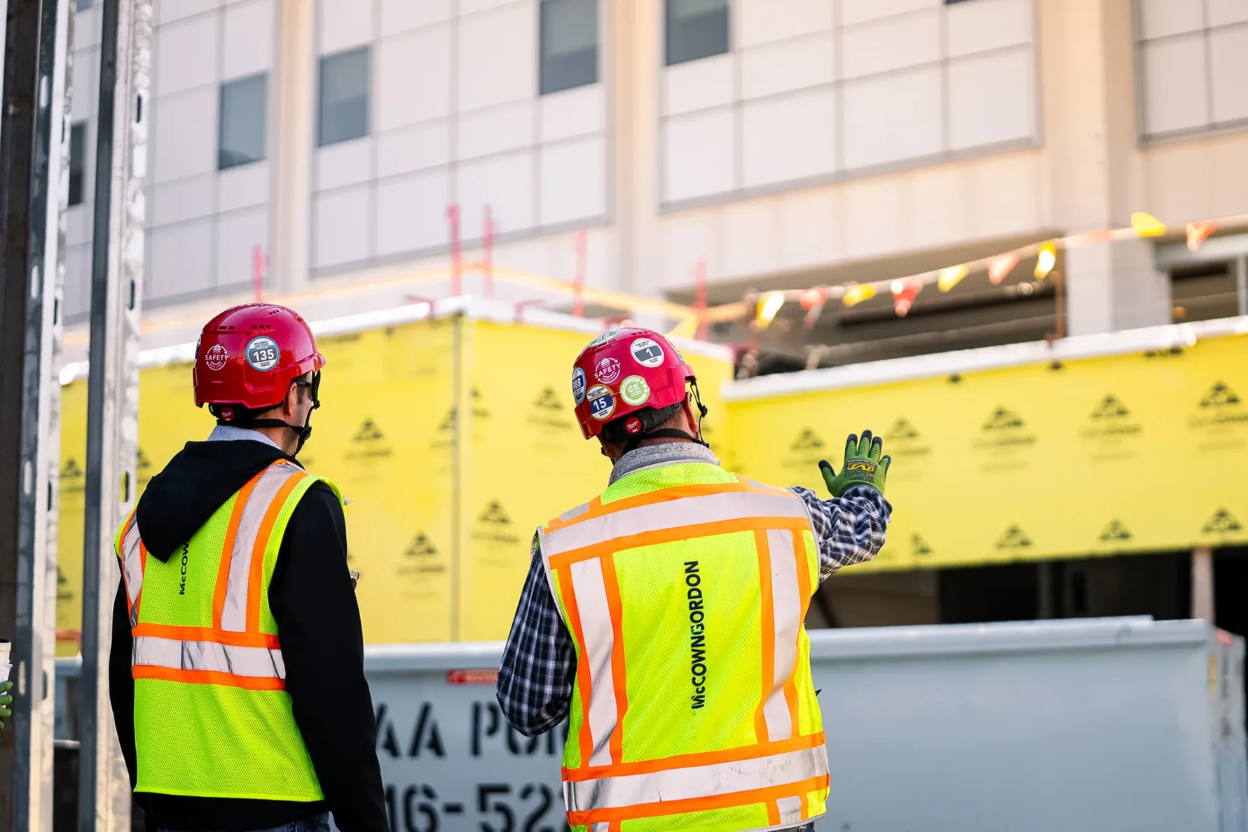 McCownGordon associates working on site.