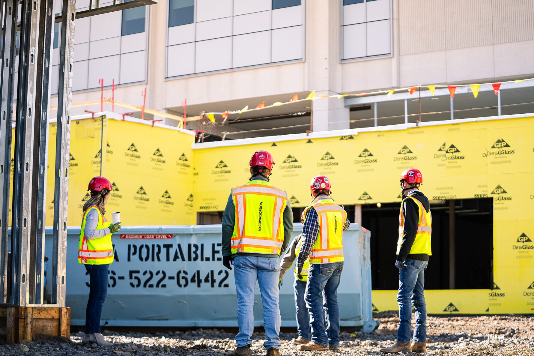 McCownGordon associates working on jobsite.
