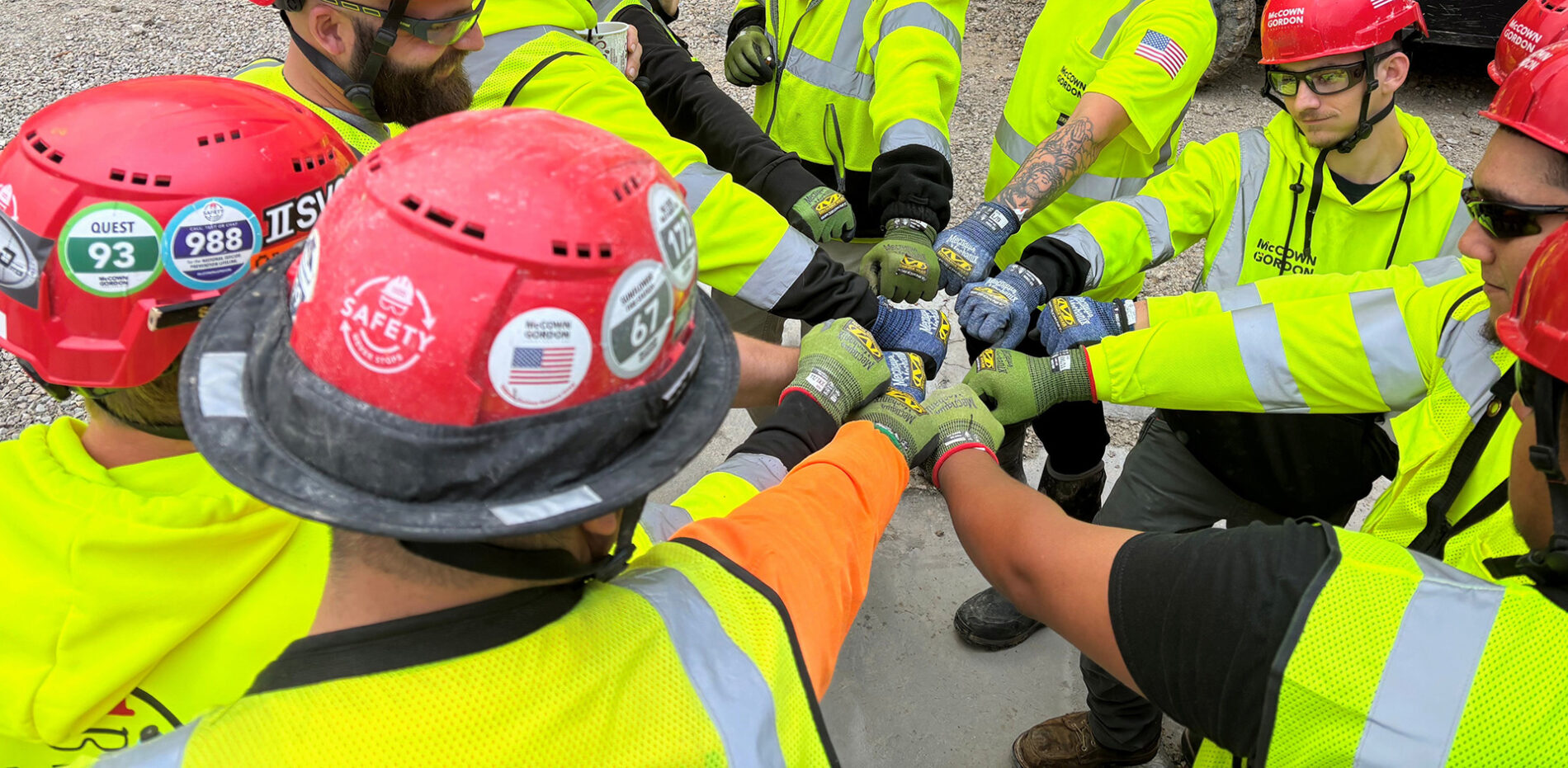 McCownGordon associates collaborating on site.