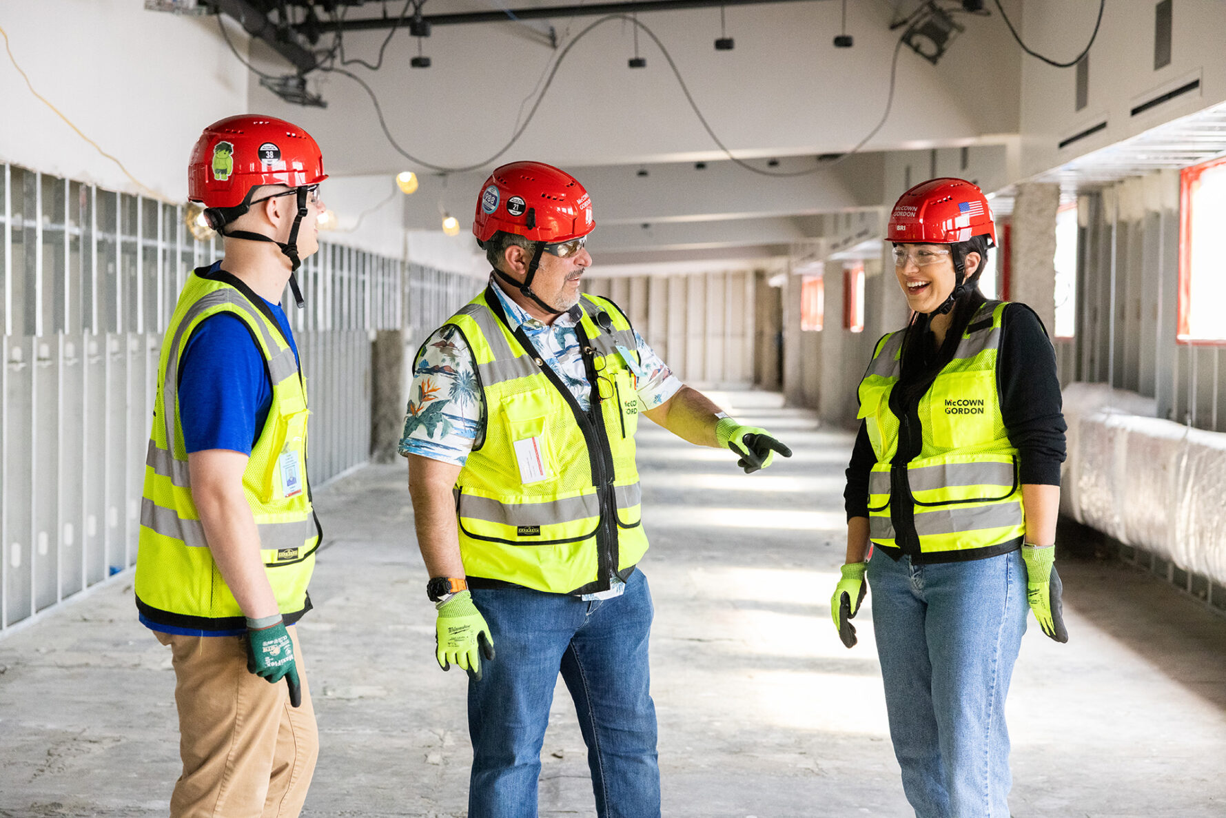 McCownGordon associates working on site.