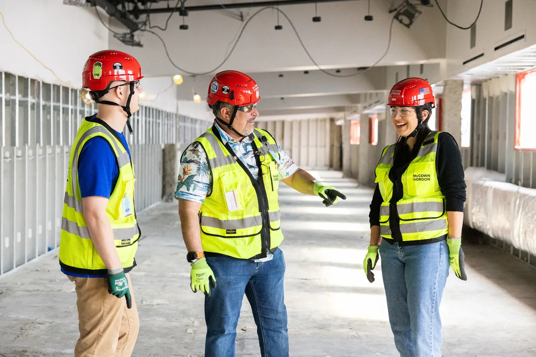 McCownGordon associates working on site.