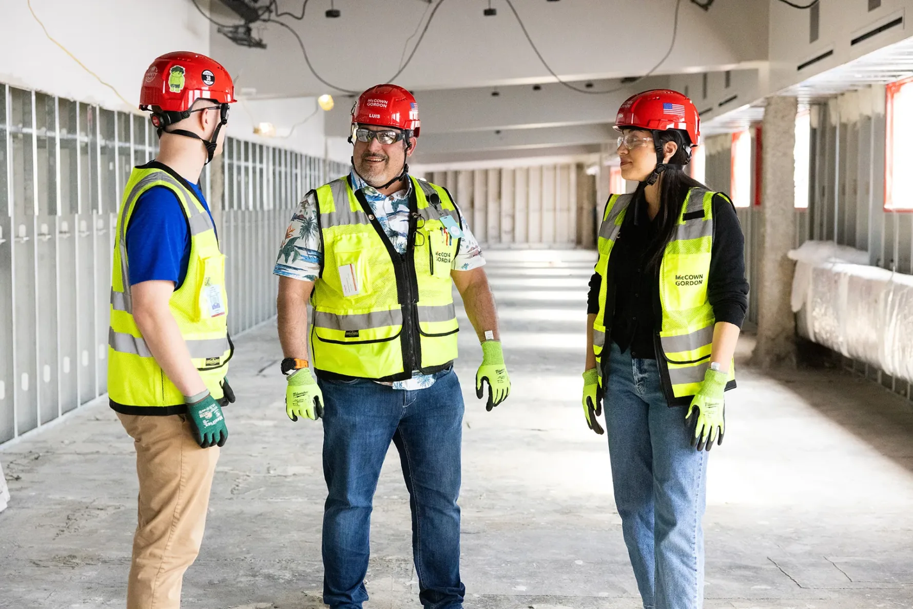 McCownGordon associates collaborating on site.