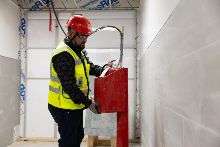 McCownGordon associate working on site.