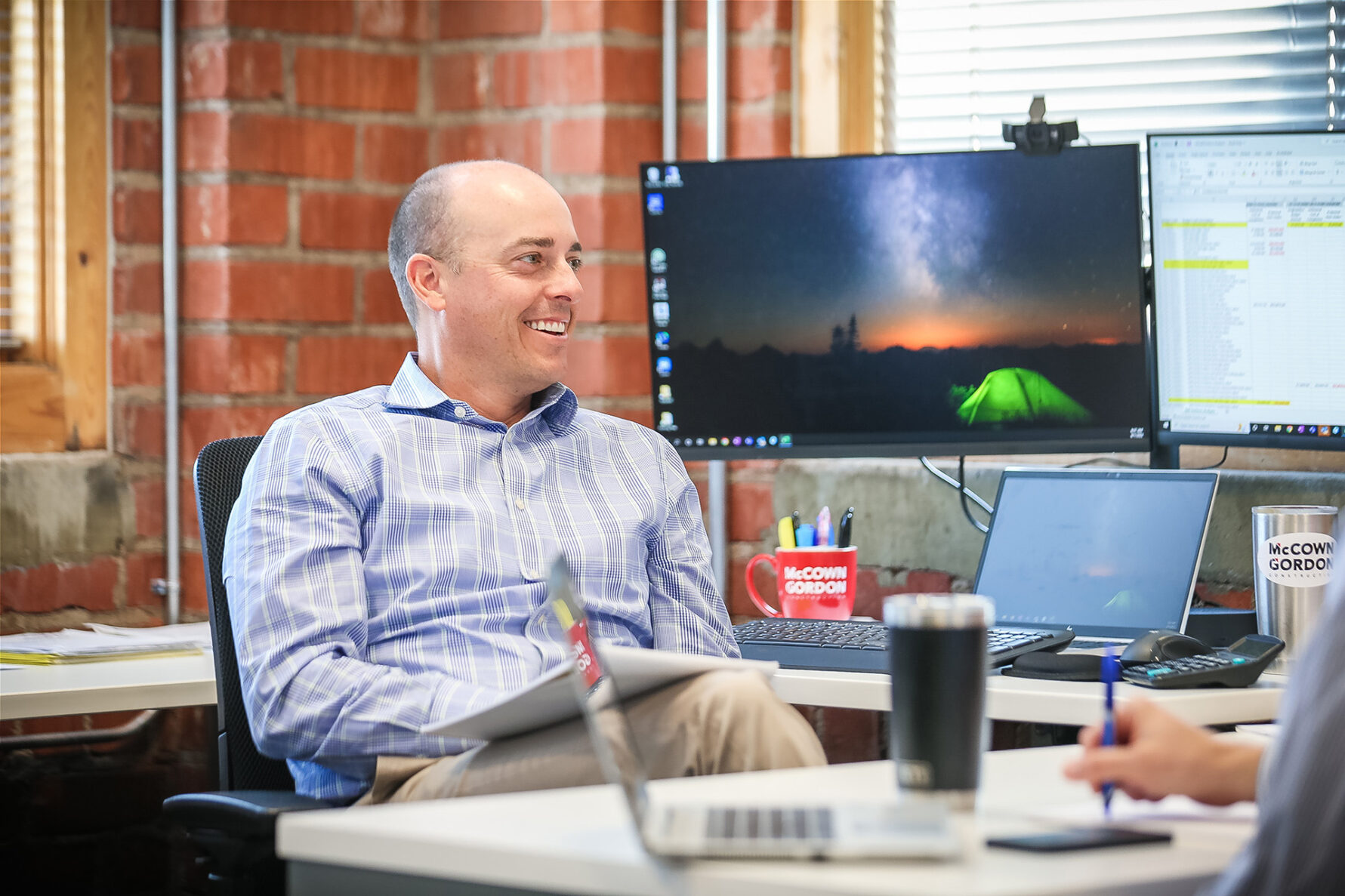 McCownGordon associate working in office