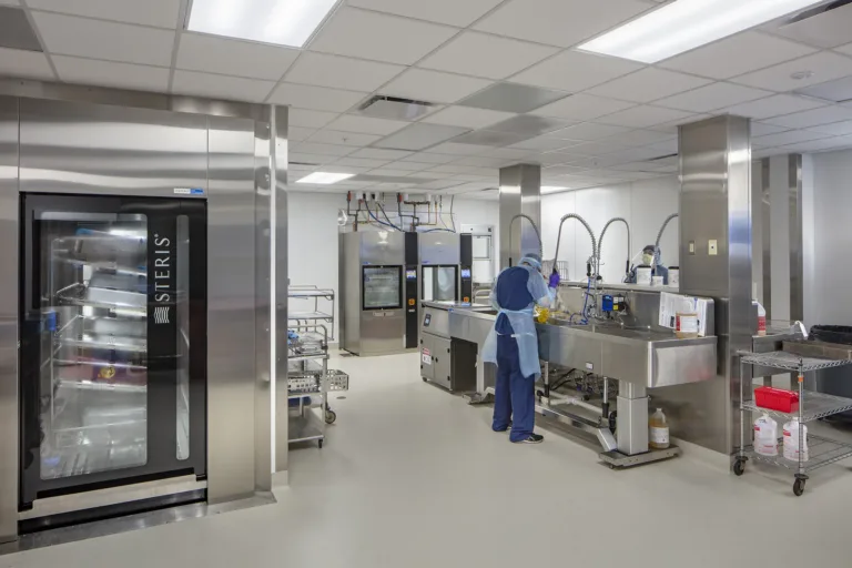Sterile processing area at LMH Health, built by McCownGordon Construction