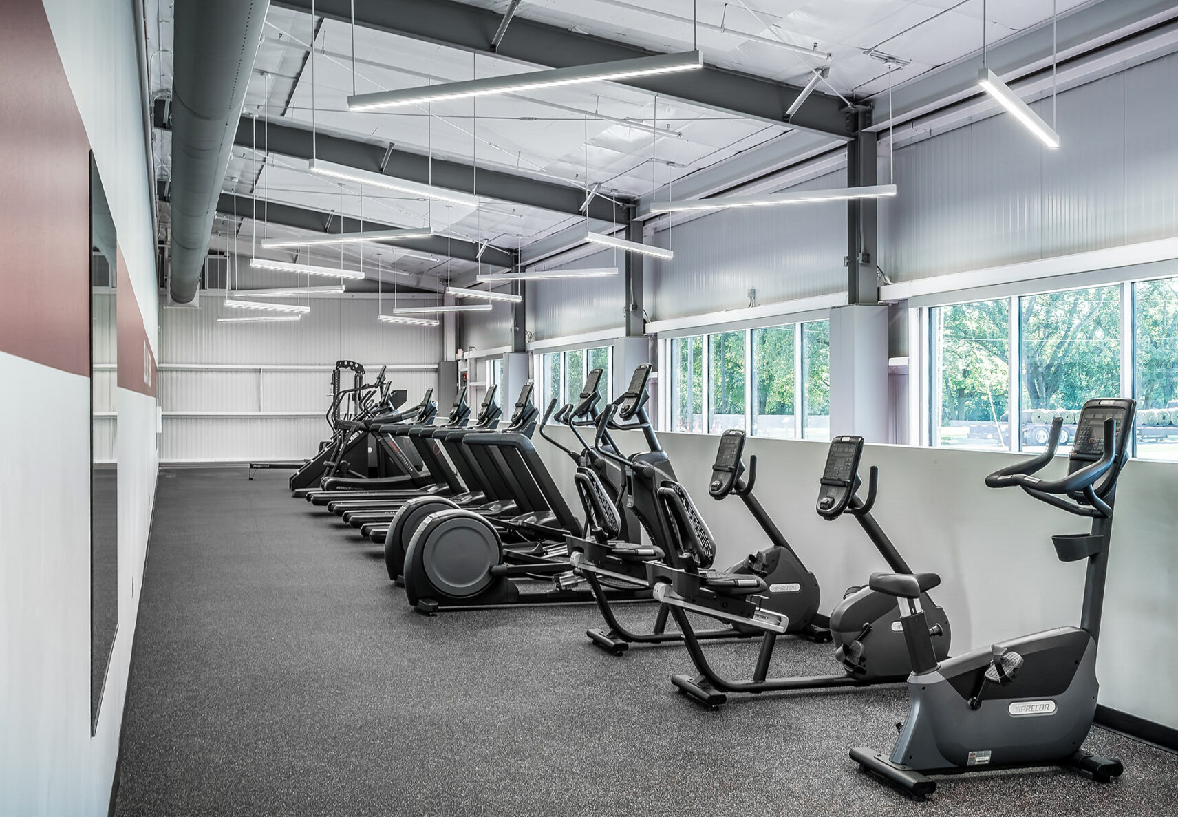 Exercise Equipment at the Bethel College Wellness Center