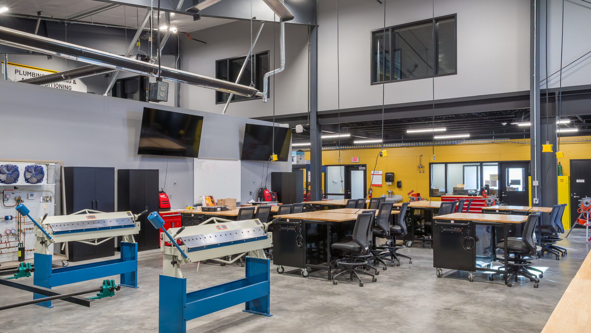 Hansen Construction Career Center Learning Space